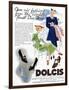 Advert for Dolcis Shoes 1946-null-Framed Art Print