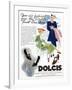 Advert for Dolcis Shoes 1946-null-Framed Art Print