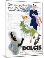 Advert for Dolcis Shoes 1946-null-Mounted Art Print