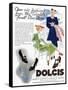 Advert for Dolcis Shoes 1946-null-Framed Stretched Canvas