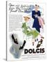 Advert for Dolcis Shoes 1946-null-Stretched Canvas