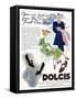 Advert for Dolcis Shoes 1946-null-Framed Stretched Canvas