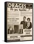 Advert for Drages Bedroom Furniture 1937-null-Framed Stretched Canvas