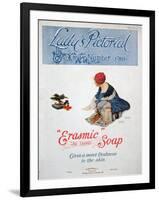 Advert for 'Erasmic' Soap, 1918-null-Framed Giclee Print