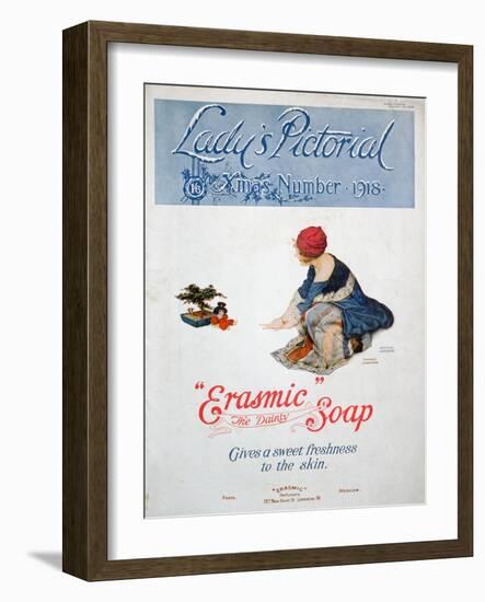 Advert for 'Erasmic' Soap, 1918-null-Framed Giclee Print