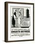 Advert for Ewart's Geysers 1926-null-Framed Art Print