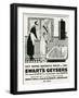 Advert for Ewart's Geysers 1926-null-Framed Art Print