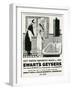 Advert for Ewart's Geysers 1926-null-Framed Art Print