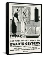 Advert for Ewart's Geysers 1926-null-Framed Stretched Canvas