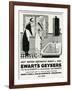 Advert for Ewart's Geysers 1926-null-Framed Art Print