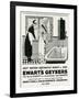 Advert for Ewart's Geysers 1926-null-Framed Art Print