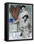 Advert for Flamingo Raincoats 1935-null-Framed Stretched Canvas