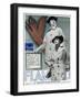 Advert for Flamingo Raincoats 1935-null-Framed Art Print