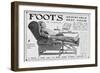 Advert for Foot's 'Burlington' Adjustable Rest-Chair, 1916-null-Framed Giclee Print