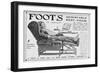 Advert for Foot's 'Burlington' Adjustable Rest-Chair, 1916-null-Framed Giclee Print