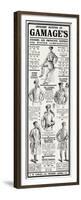 Advert for Gamages Officers Outfits 1915-null-Framed Premium Giclee Print