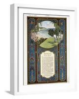 Advert for golf courses in Bermuda, January 3rd 1924-Unknown-Framed Giclee Print