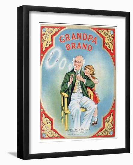 Advert for Grandpa Brand Pipe Tobacco-null-Framed Giclee Print