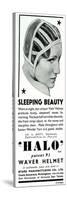 Advert for Halo Sleeping Cap 1936-null-Stretched Canvas