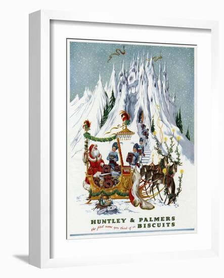 Advert for Huntley and Palmers Biscuits-Pauline Baynes-Framed Art Print