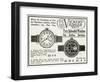 Advert for J. C. Vickery Luminous and Grill-Guard Watches-null-Framed Art Print