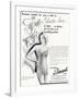 Advert for J. Roussel Lingerie with Elastic Lace Belt 1936-null-Framed Art Print