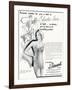 Advert for J. Roussel Lingerie with Elastic Lace Belt 1936-null-Framed Art Print