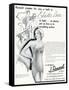 Advert for J. Roussel Lingerie with Elastic Lace Belt 1936-null-Framed Stretched Canvas