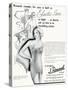 Advert for J. Roussel Lingerie with Elastic Lace Belt 1936-null-Stretched Canvas