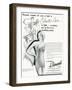 Advert for J. Roussel Lingerie with Elastic Lace Belt 1936-null-Framed Art Print