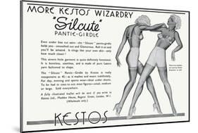 Advert for Kestos Lingerie 1935-null-Mounted Art Print