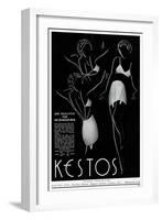 Advert for Kestos Lingerie 1936-null-Framed Art Print