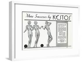 Advert for Kestos Lingerie 1936-null-Framed Art Print