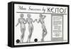 Advert for Kestos Lingerie 1936-null-Framed Stretched Canvas