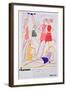 Advert for Krepe-Tex Bathing Costumes, 1935-null-Framed Giclee Print