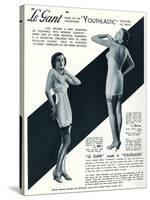 Advert for Le Gant Corsets 1935-null-Stretched Canvas