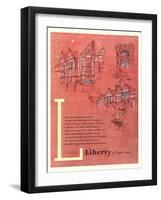 Advert for Liberty Shop-null-Framed Giclee Print