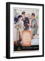 Advert for Lockheed Car Brakes by Automotive Products of Leamington Spa, 1937-null-Framed Giclee Print