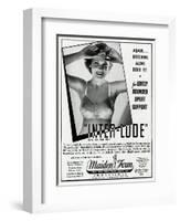 Advert for Maiden Form Bra with Uplift 1936-null-Framed Art Print