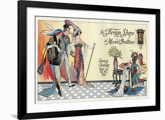 Advert for Mandel Brothers Department Store 1913-SD Zuckerman-Framed Premium Giclee Print