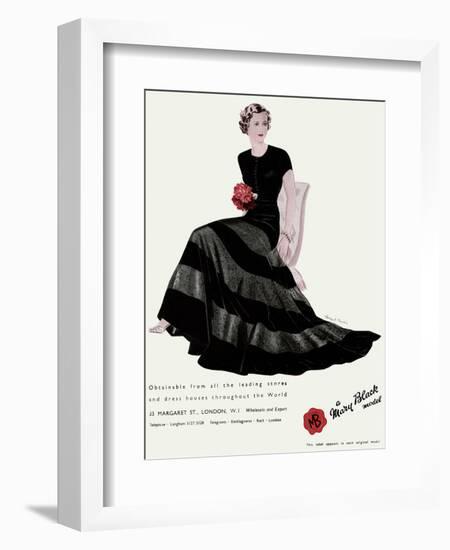 Advert for Mary Black Model 1936-null-Framed Art Print