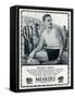 Advert for Meakers Mens Swimwear 1927-null-Framed Stretched Canvas