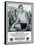 Advert for Meakers Mens Swimwear 1927-null-Framed Stretched Canvas