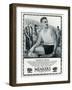 Advert for Meakers Mens Swimwear 1927-null-Framed Art Print