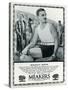 Advert for Meakers Mens Swimwear 1927-null-Stretched Canvas