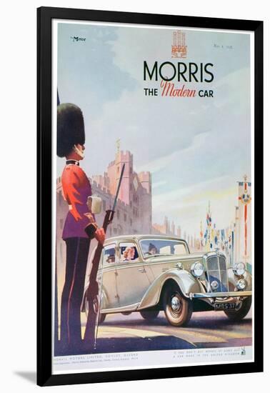 Advert for Morris Motor Cars, 1937-null-Framed Giclee Print