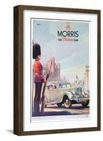 Advert for Morris Motor Cars, 1937-null-Framed Giclee Print