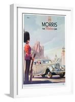 Advert for Morris Motor Cars, 1937-null-Framed Giclee Print