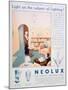 Advert for Neolux Light Fittings, 1931-null-Mounted Giclee Print