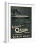 Advert for Osram Lamps, Installed on Queen Mary Ocean Liner-null-Framed Art Print